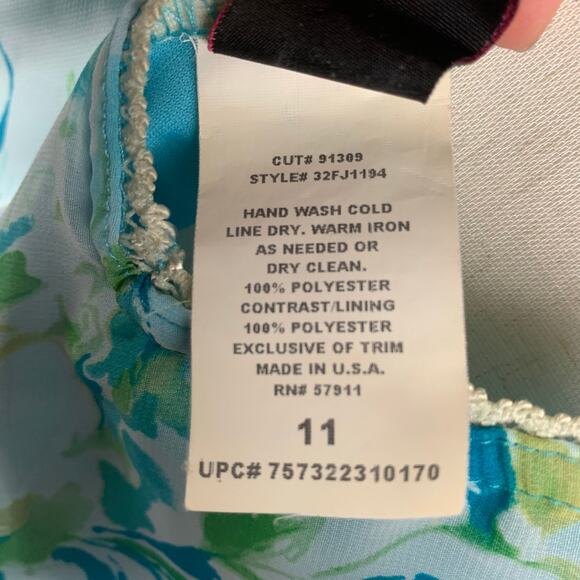 Y2K Blue Floral Babydoll Dress Fairy Tie Back Sleeveless Midi Coquette Romantic - Picture 4 of 7